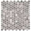 Andova Tiles ANDOVA TILES Orb 0.75" x 0.75" Metal Penny Round Mosaic Tile ANDORB255